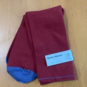 NWT Bonne Maison mid-calf sock Women’s 4.5-6.5